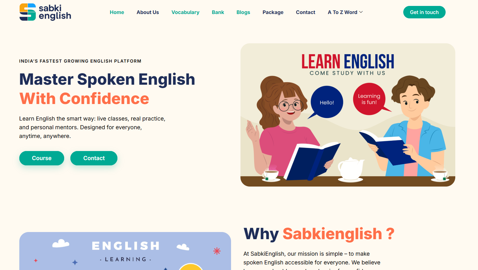 sabkienglish